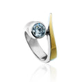 Honey Solitaire Ring