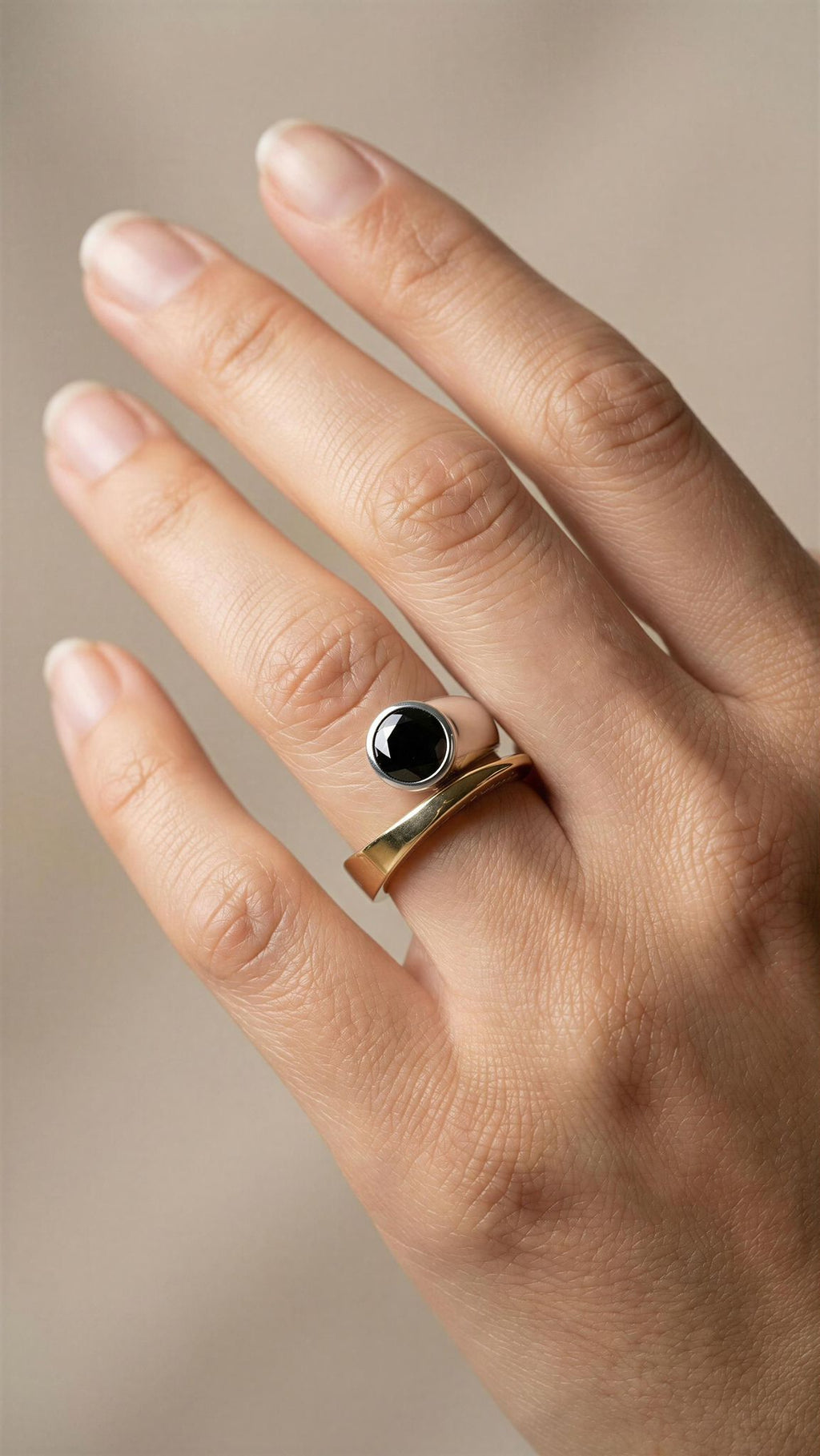 Honey Solitaire Ring