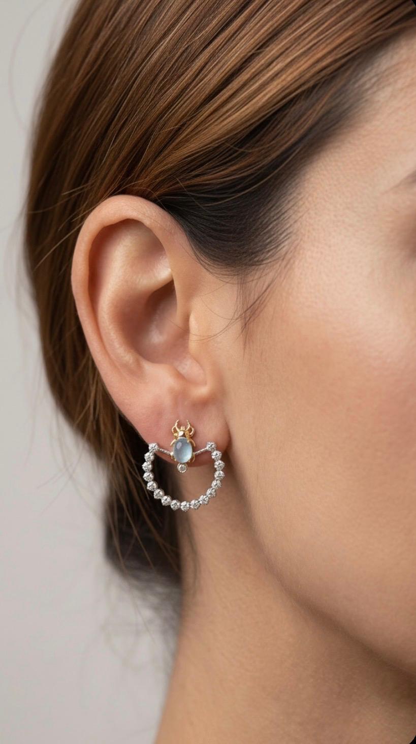 Egyptian Scarab Earrings