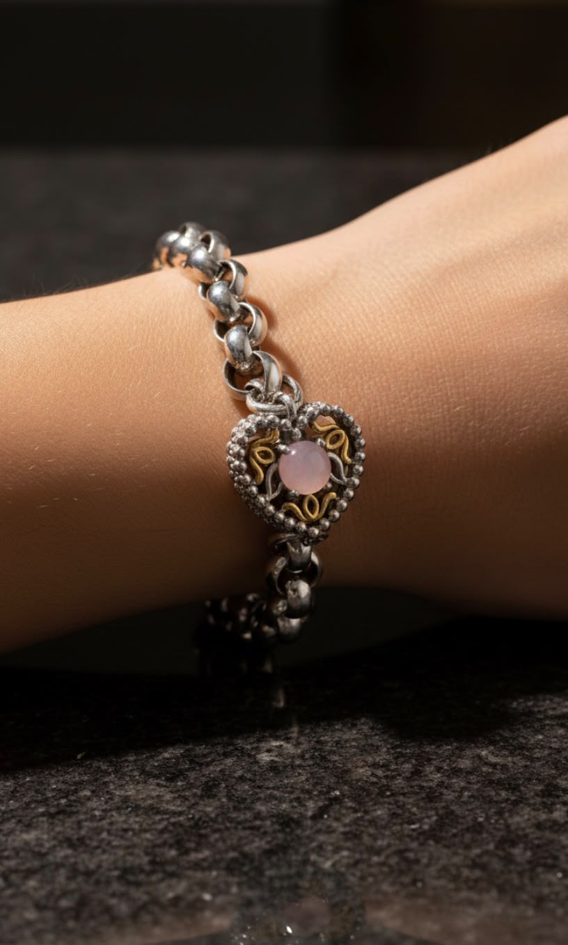 Pulseira Coração de Mãe