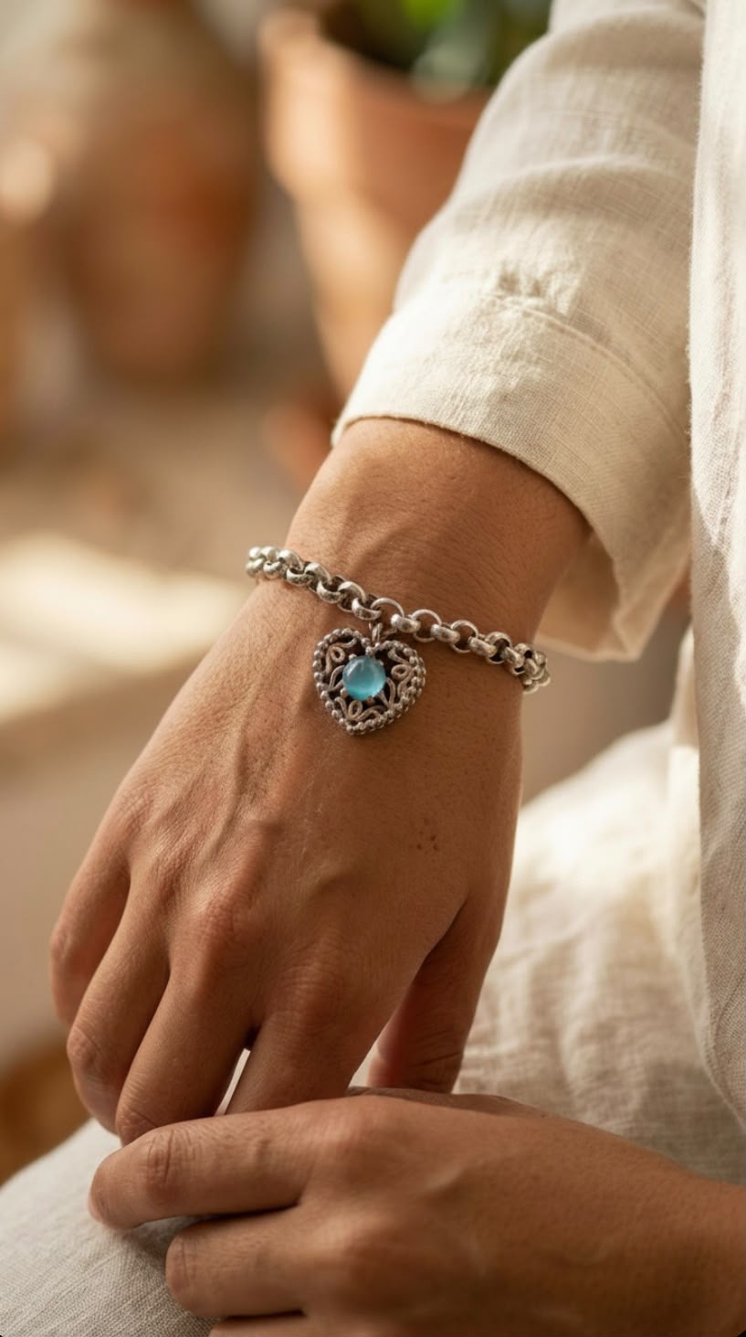 Pulseira Coração de Mãe