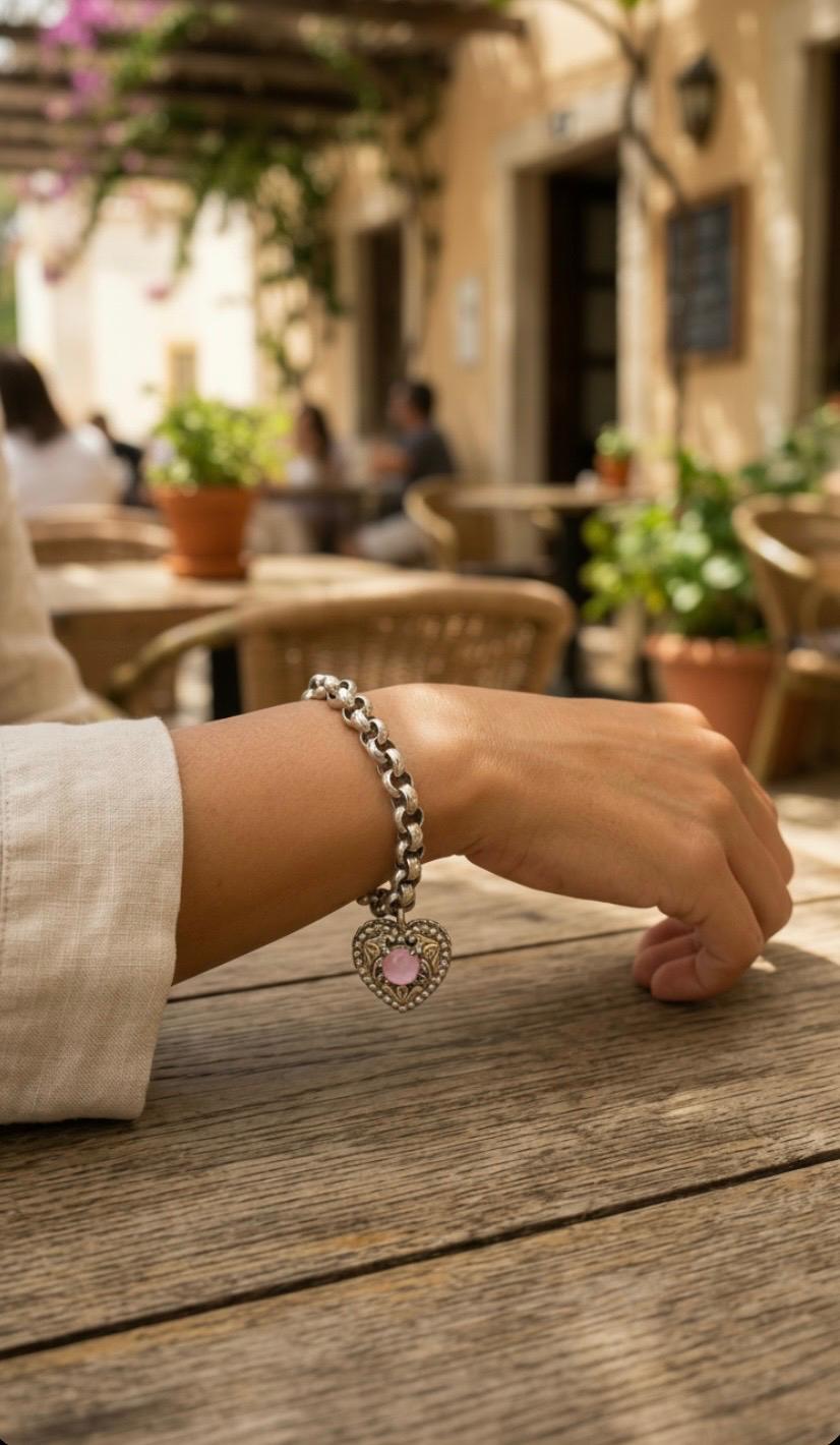 Pulseira Coração de Mãe