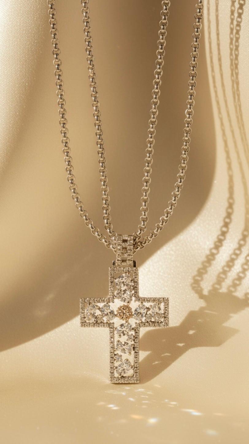 Colar Cruz Empress