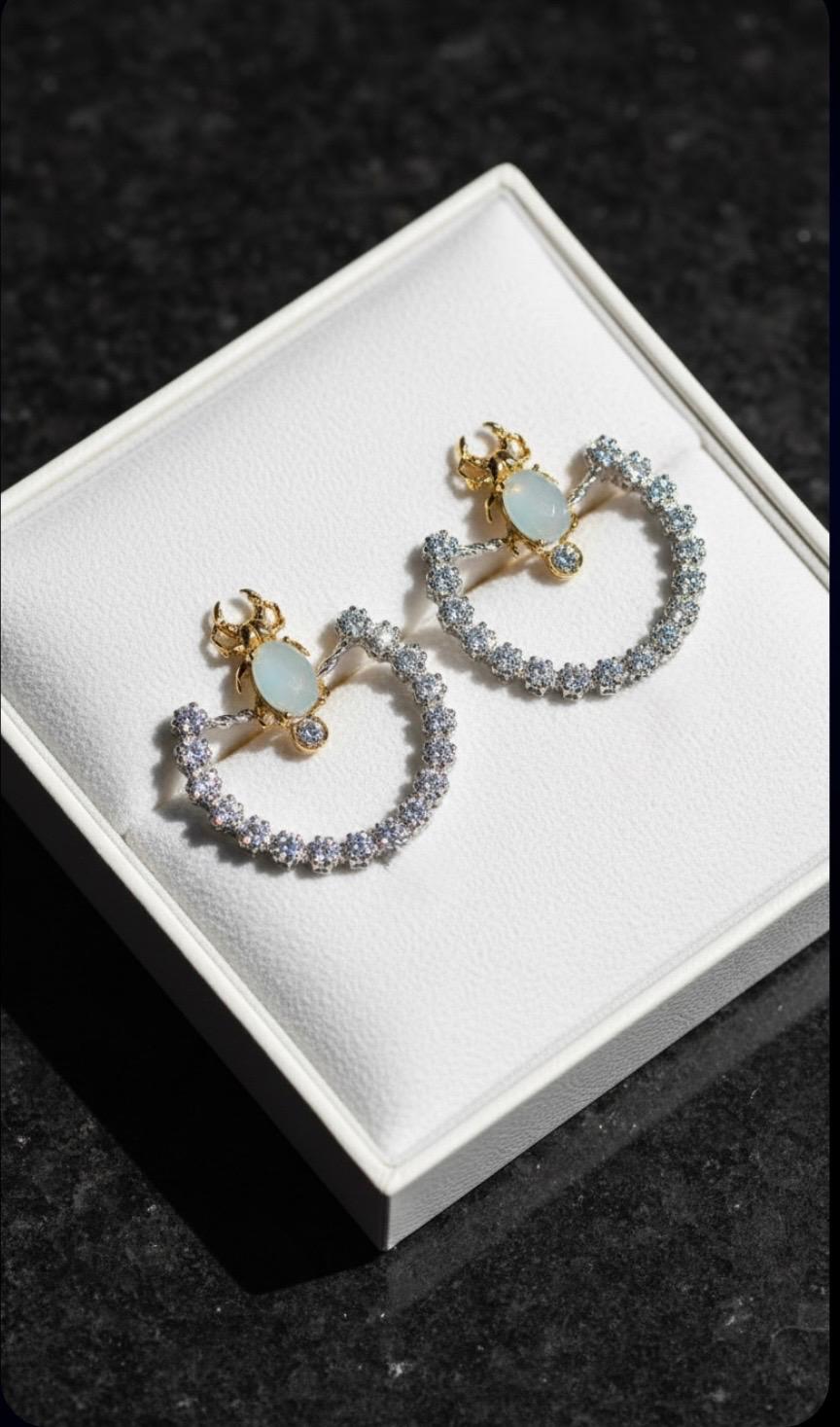 Egyptian Scarab Earrings